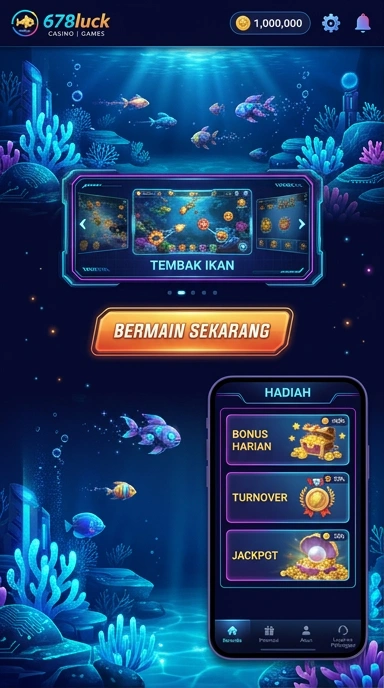 Tampilan beranda 678luck dengan berbagai aplikasi terkini.